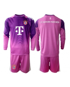 Bayern Munich Portiere Maglia Gara Terza Repliche 2025-26 Bambino Maniche Lunghe